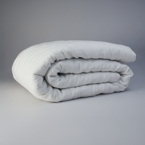 White Linen Cotton Quilt
