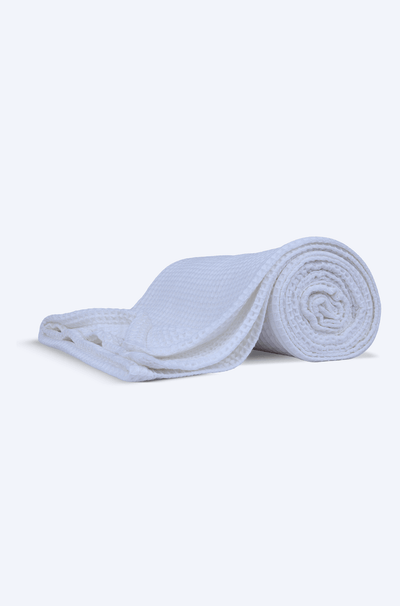 White Waffle throw