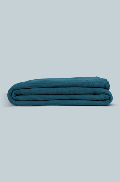 Green Lake Muslin Duvet Cover