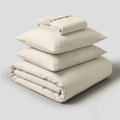 Ivory Breathable Linen Duvet Set