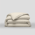 Ivory European Linen Chambray Duvet Cover