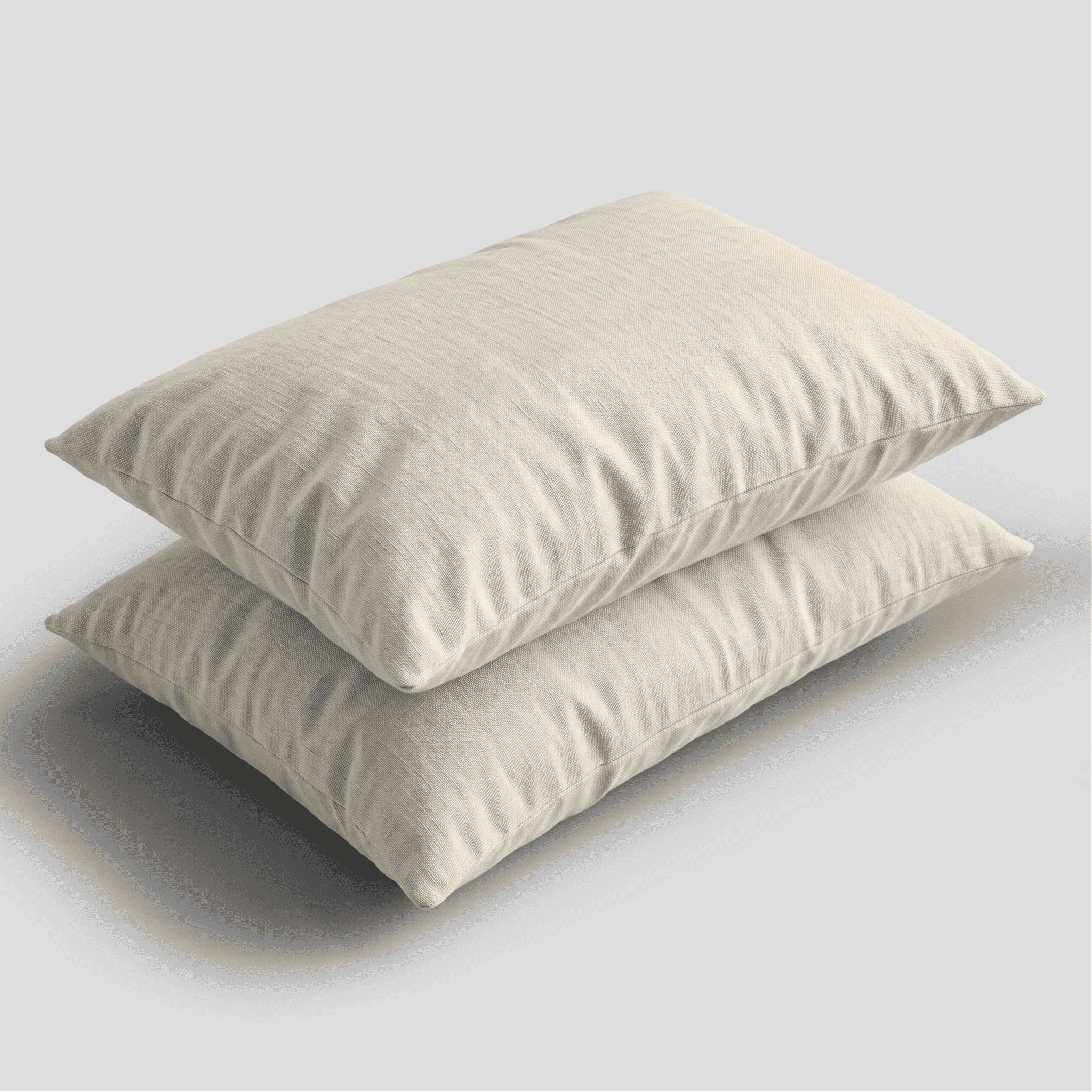 Ivory European Linen Chambray Pillowcases