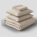 Sand Breathable Linen Duvet Set
