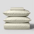 Ivory Silky Soft Sateen Duvet Set
