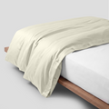 Ivory Luxury Cotton Sateen Duvet Cover
