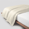 Ivory Luxury Cotton Sateen Duvet Cover