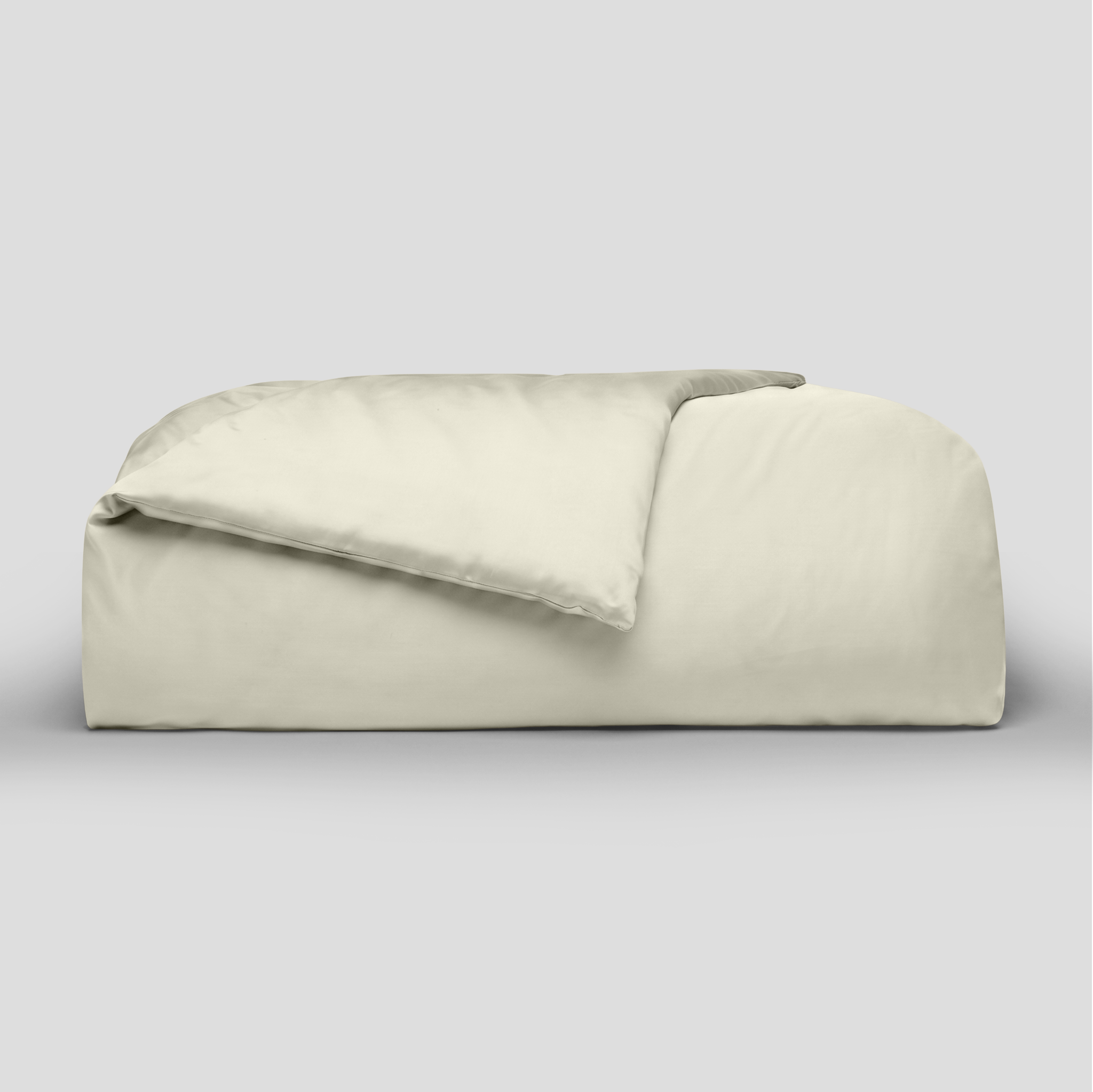 Ivory Luxury Cotton Sateen Duvet Cover