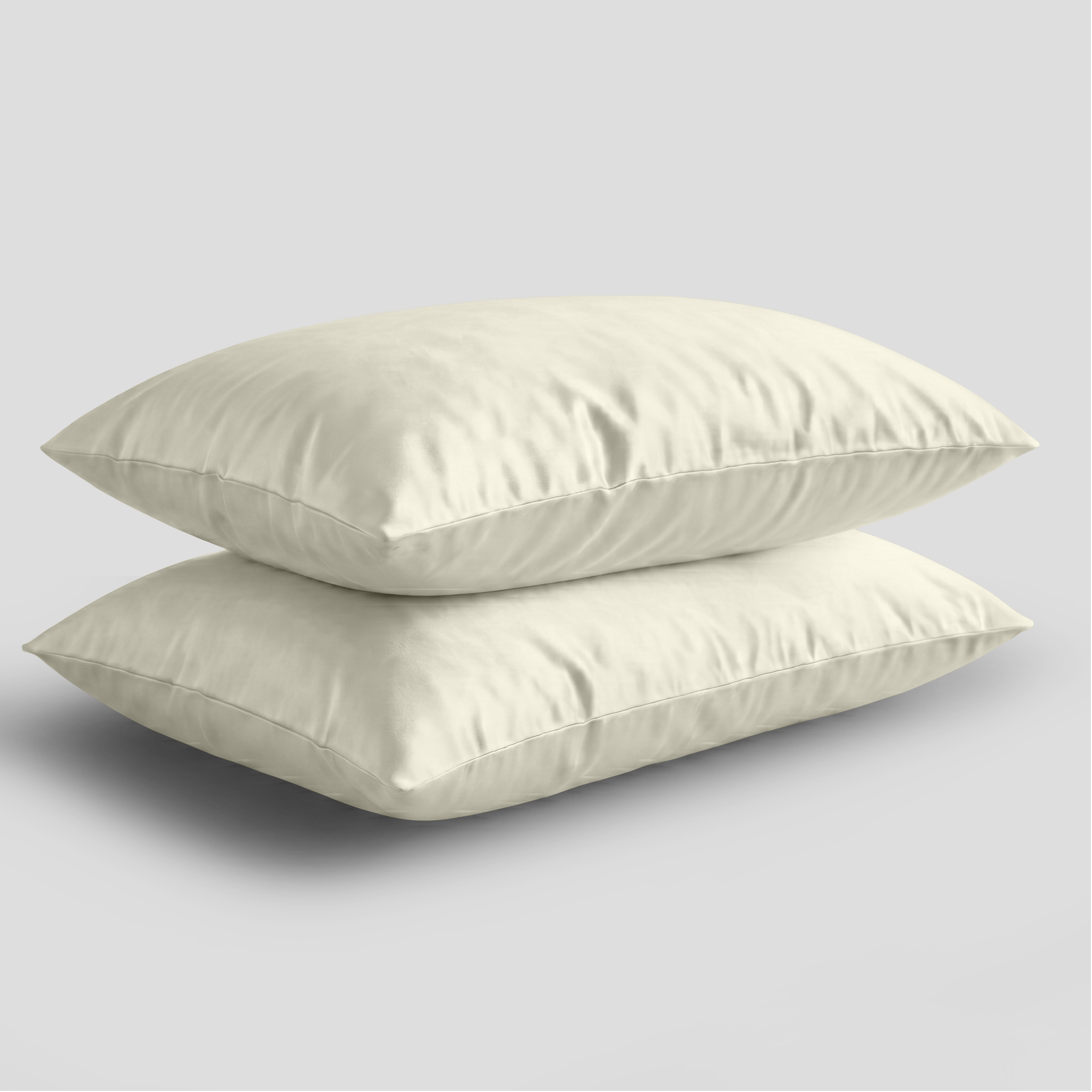 Ivory Luxury Cotton Sateen Pillowcases