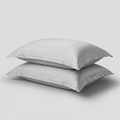 Light Grey Luxury Cotton Sateen Oxford Pillowcases