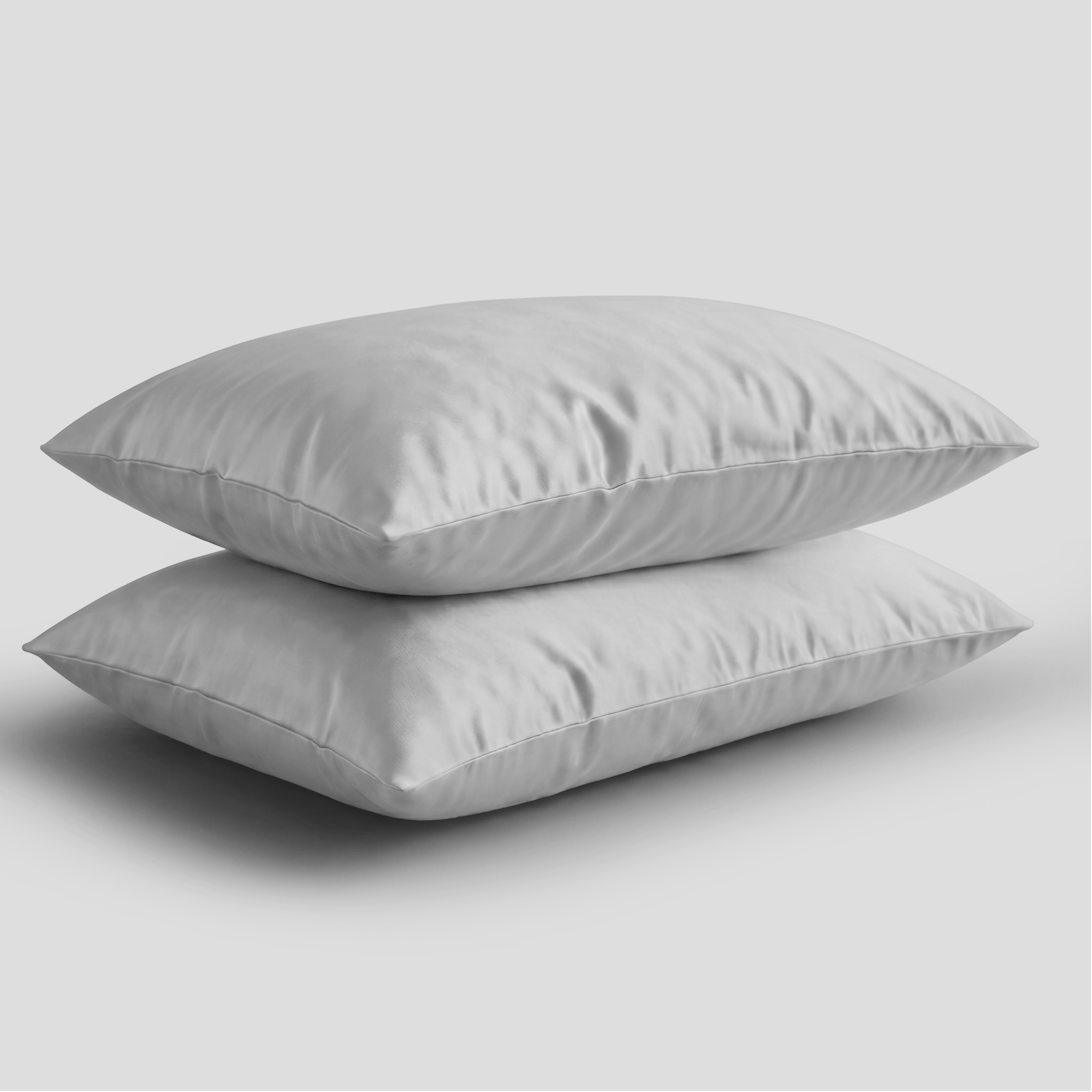 Light Grey Luxury Cotton Sateen Pillowcases
