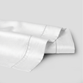 Light Grey Embroidered Sateen Flat Sheet