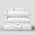 Nightfall Silky Soft Sateen Embroidered Duvet Set