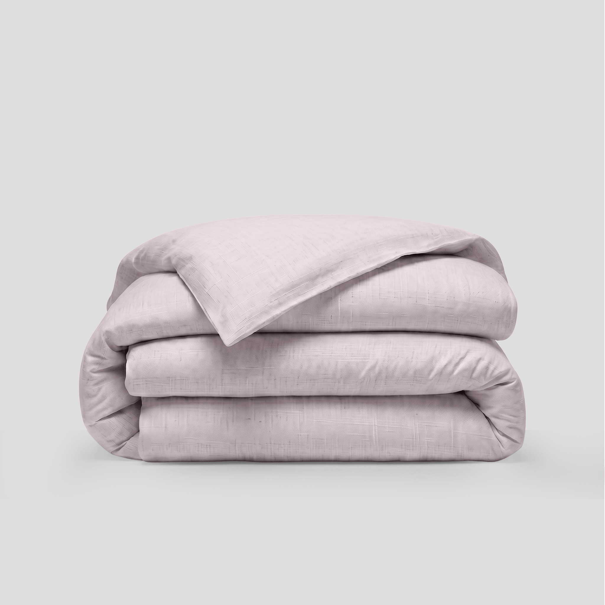Soft Blush European Linen Duvet Cover