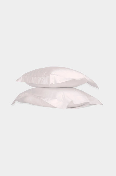 Soft Blush Luxury Cotton Sateen Oxford Pillowcases