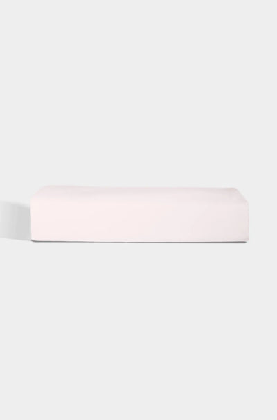 Soft Blush Luxury Cotton Sateen Flat Sheet