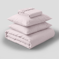 Soft Blush European Linen  Duvet Set