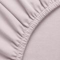 Soft Blush European Linen Chambray Fitted Sheet