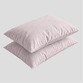 Soft Blush European Linen Chambray Pillowcases