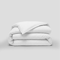 White European Linen Chambray Duvet Cover