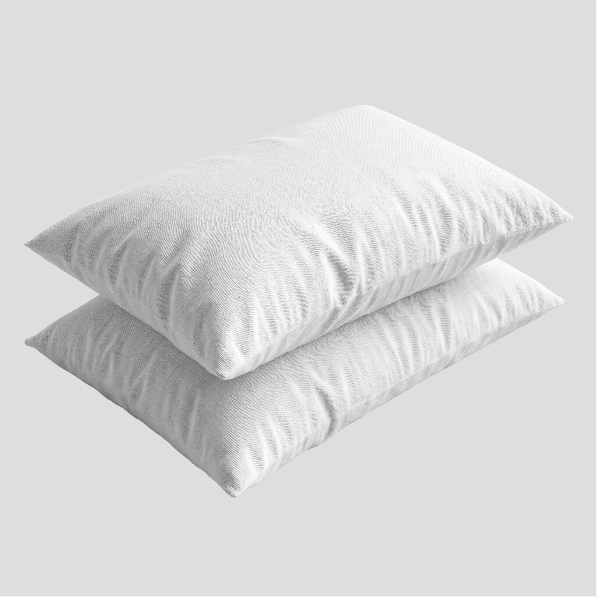 White European Linen Chambray Pillowcases